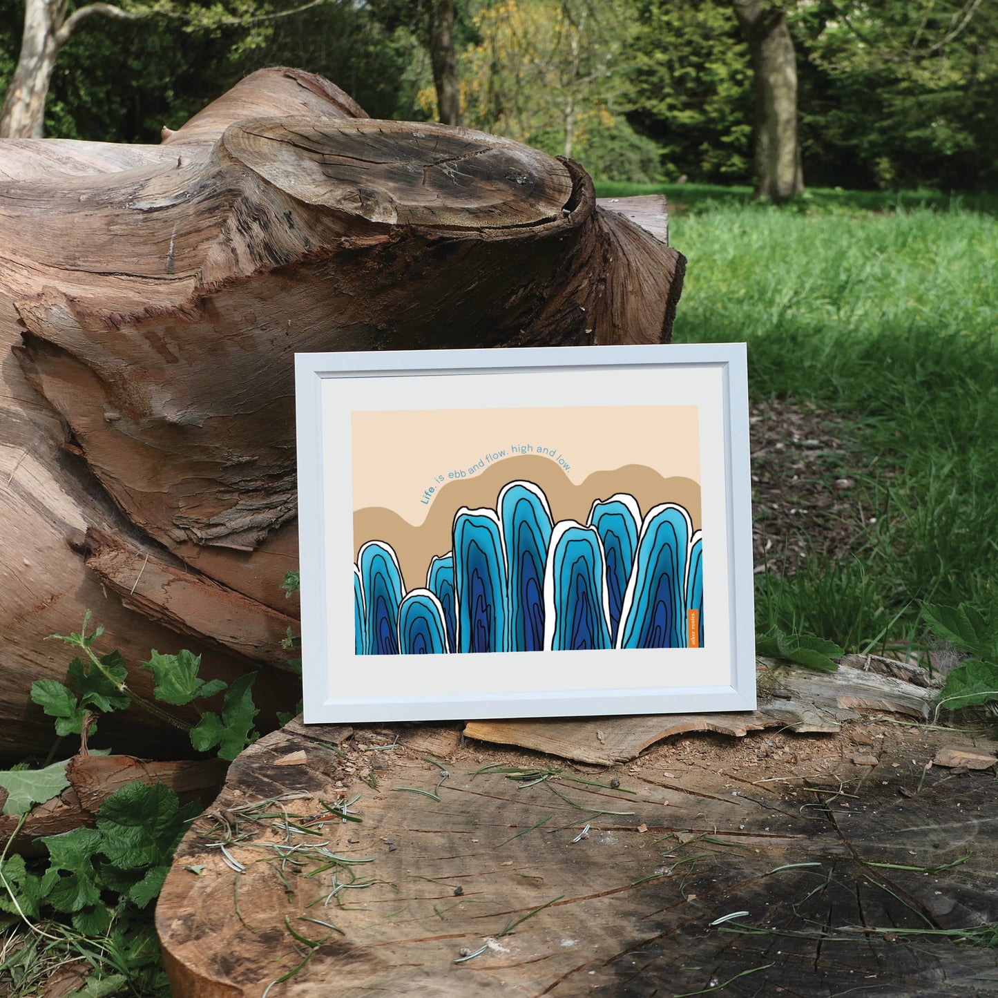 A5 Print 'Ebb & Flow'