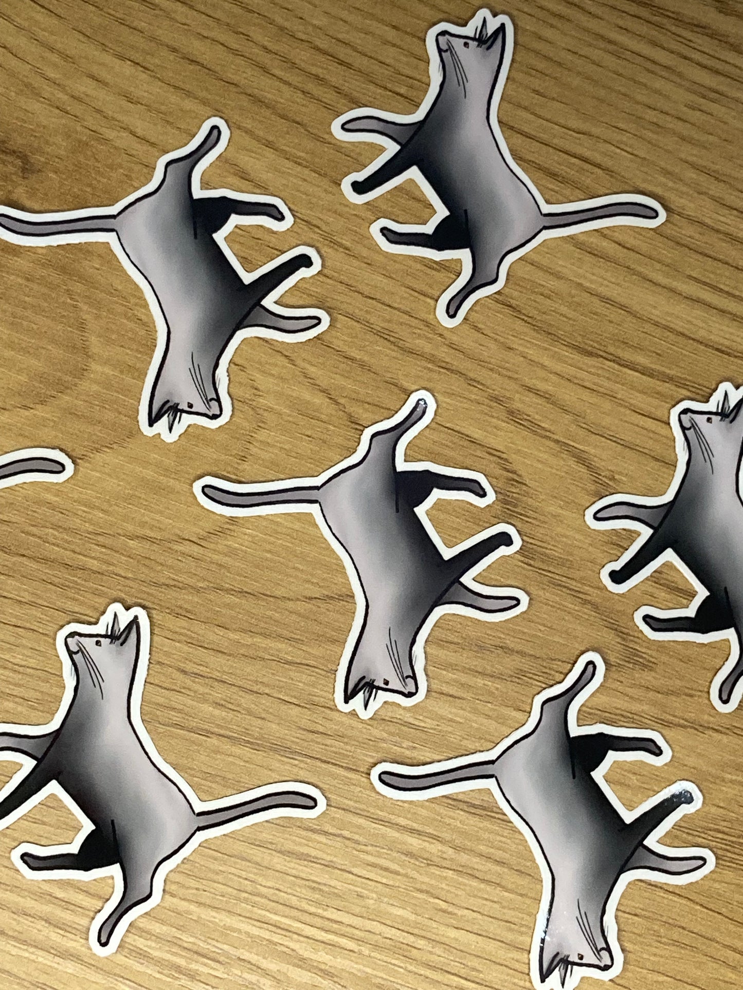 'Cat' Vinyl Sticker