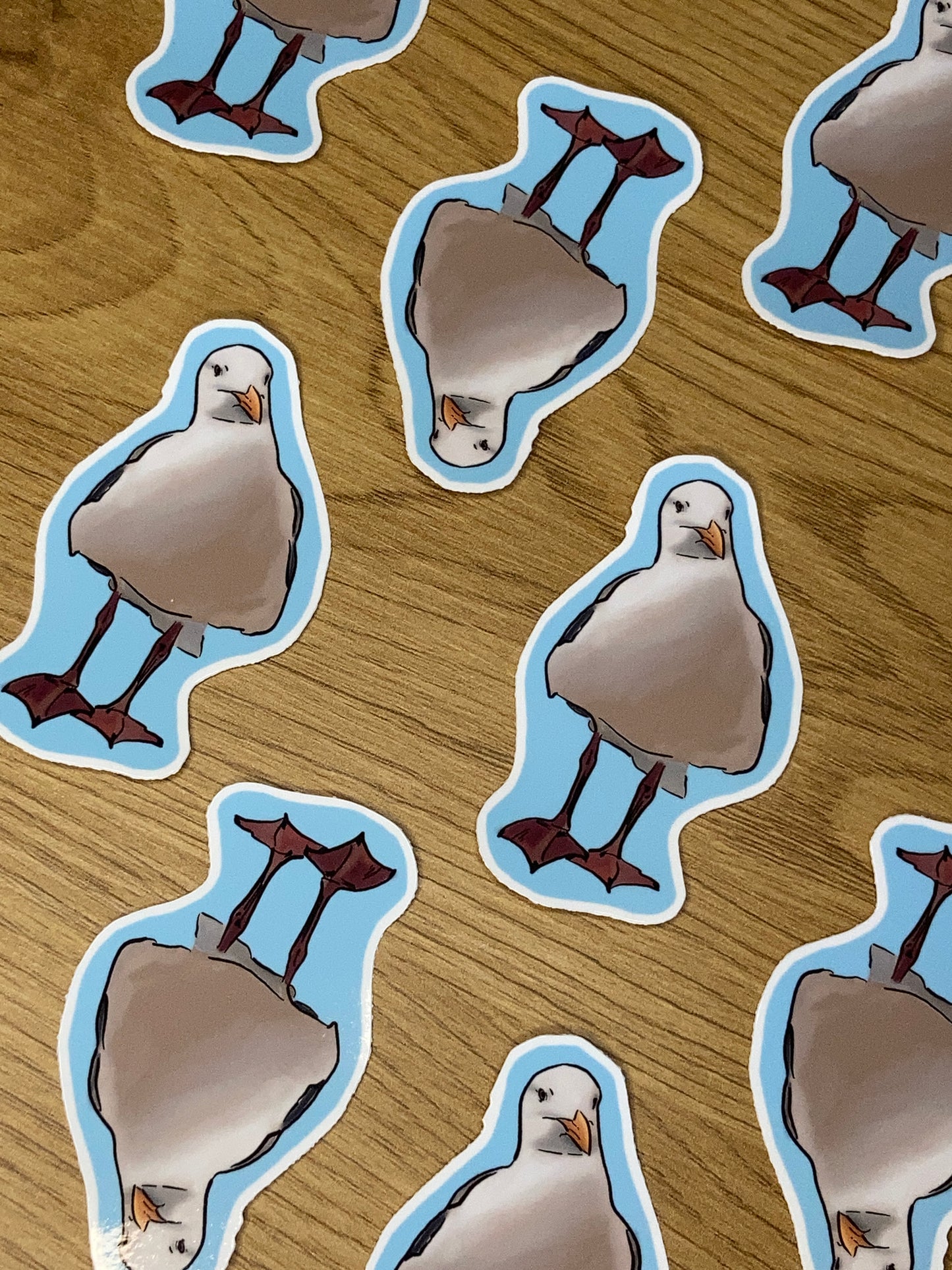 'Seagull' Vinyl Sticker