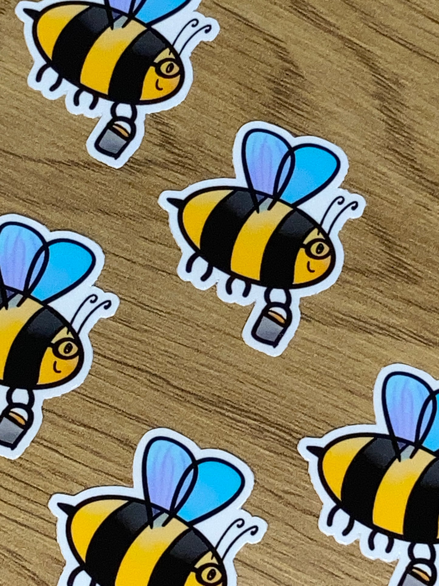 'Bee' Vinyl Sticker