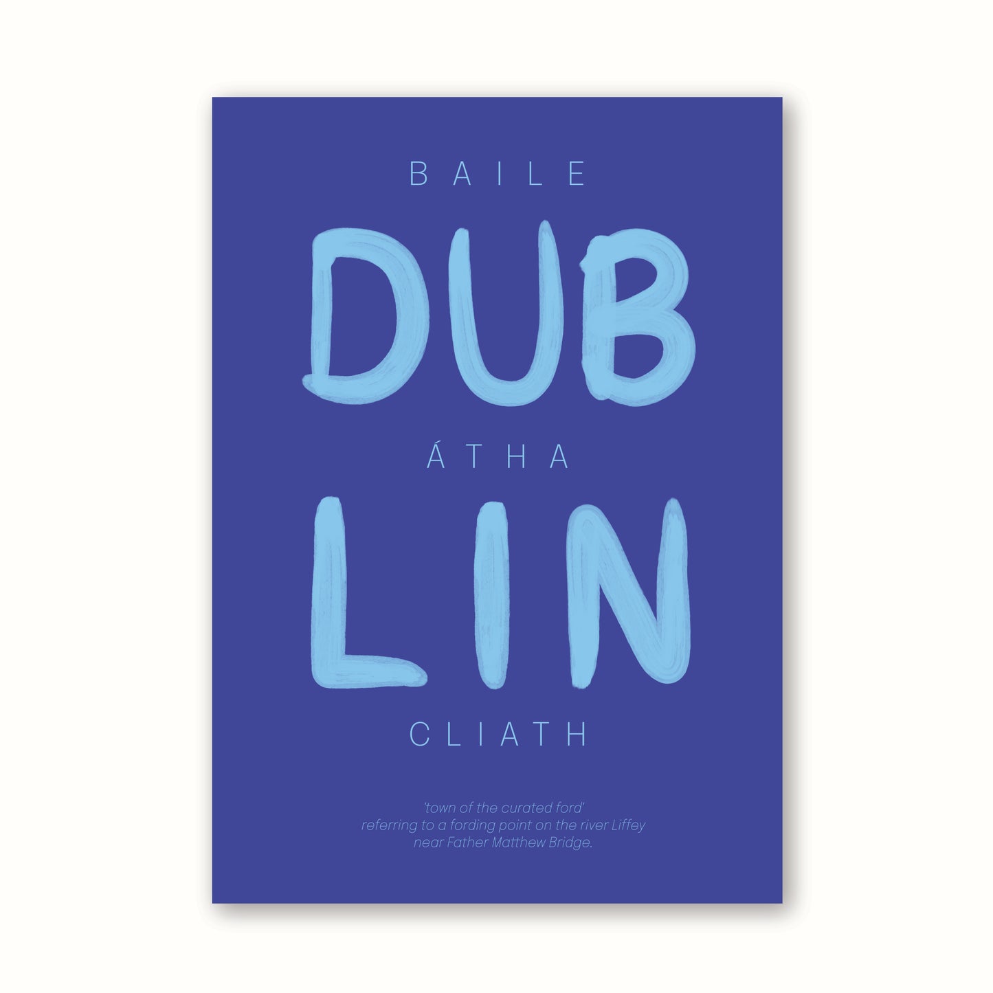 A4 Art Print 'Dublin'