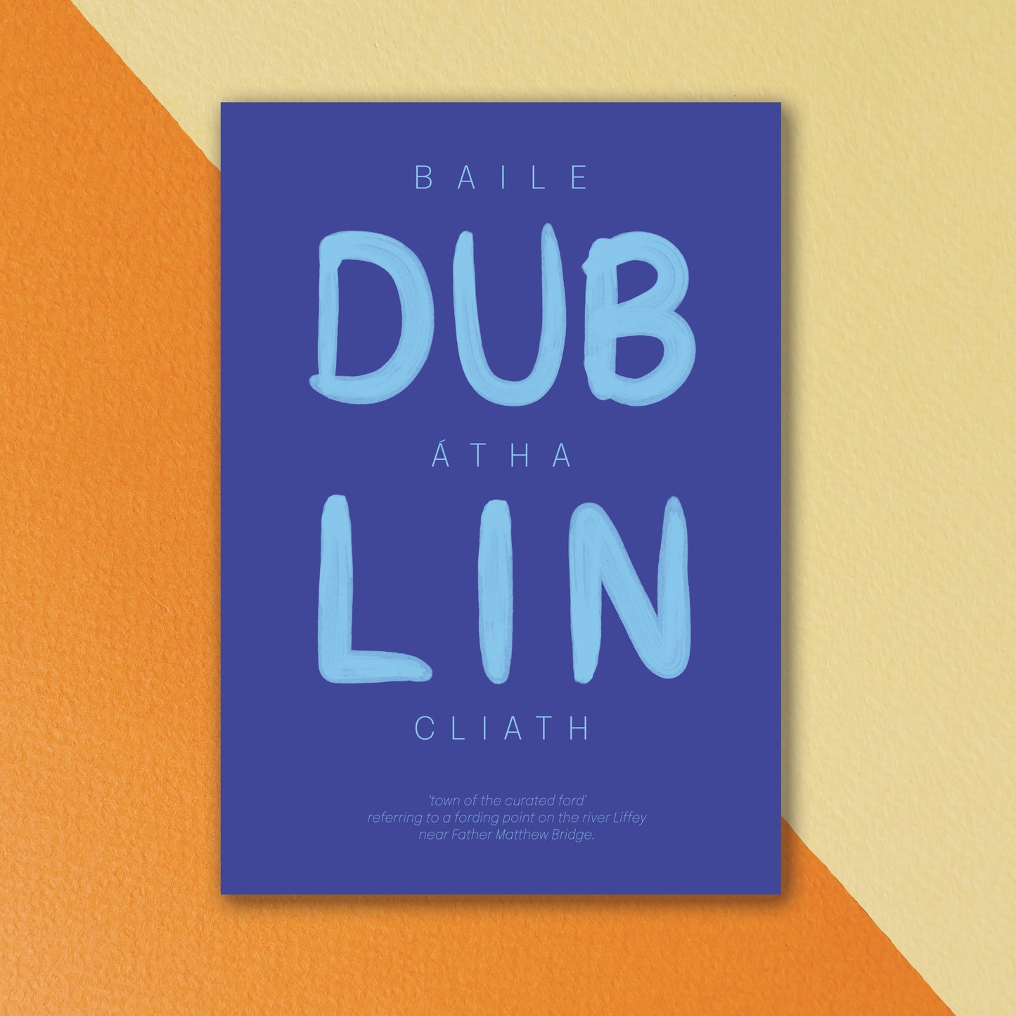 A4 Art Print 'Dublin'