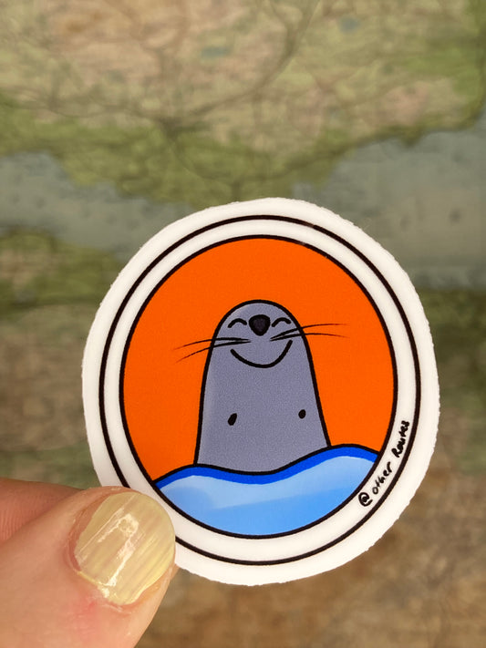 'Happy Seal' Vinyl Sticker