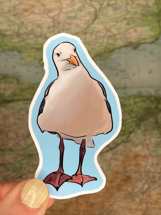 'Seagull' Vinyl Sticker
