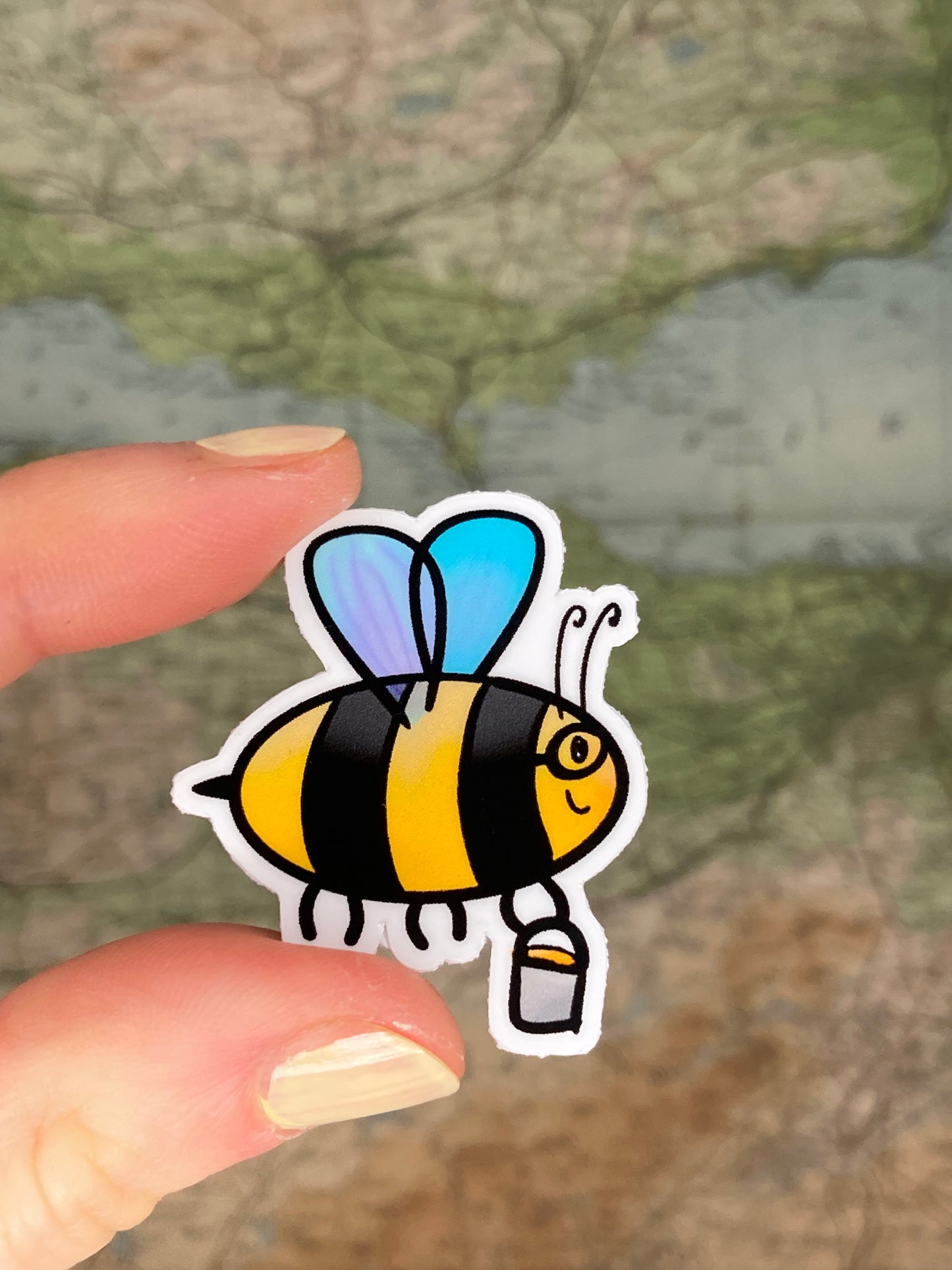 'Bee' Vinyl Sticker