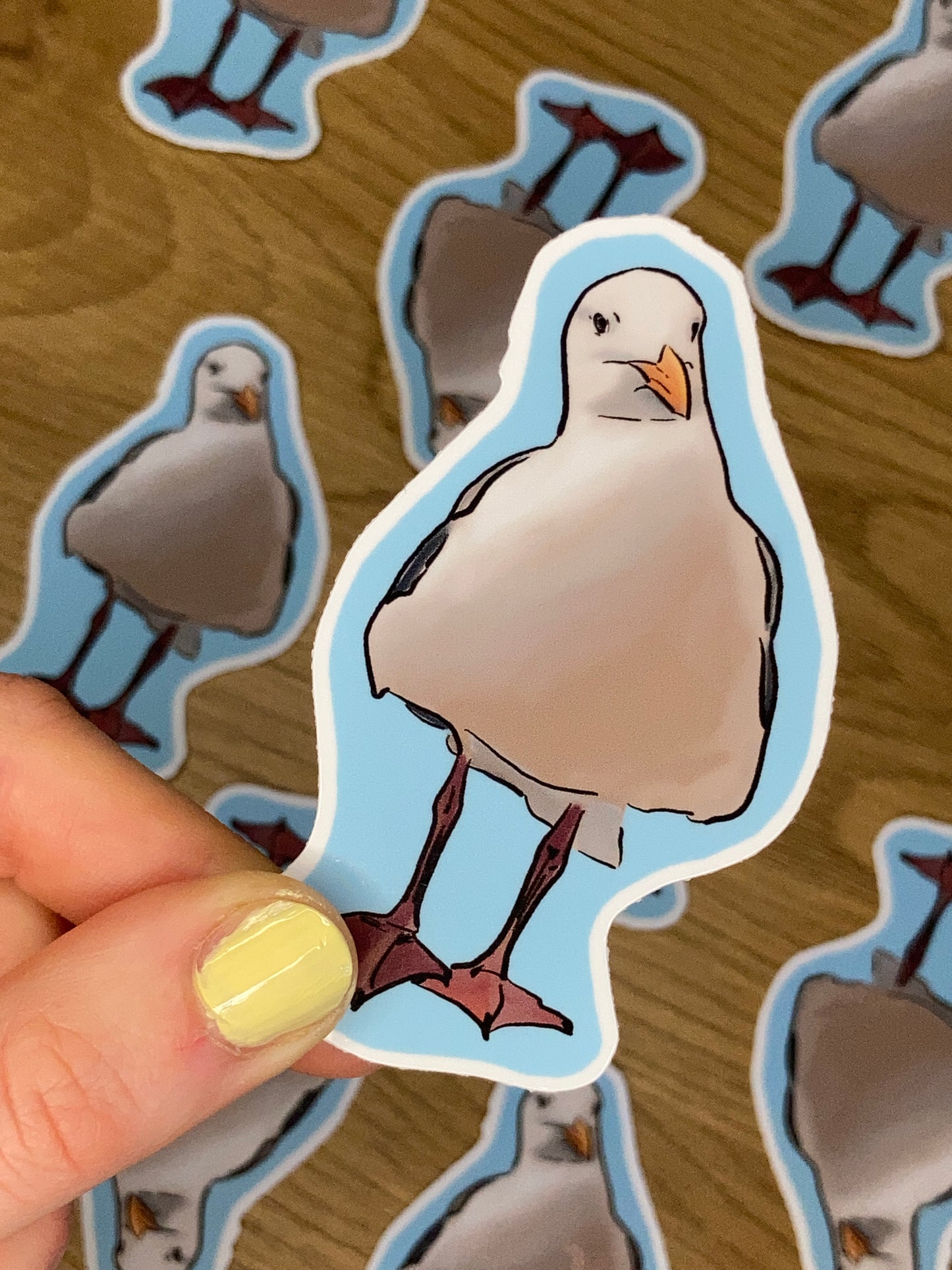 'Seagull' Vinyl Sticker
