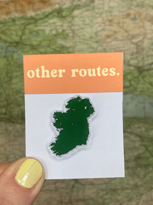 'Ireland' Acrylic Pin