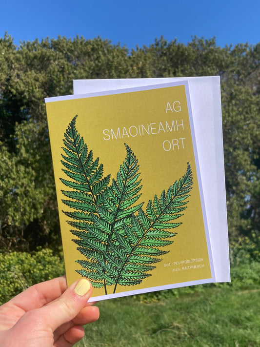 Greeting Card 'Fern' - Thinking of You