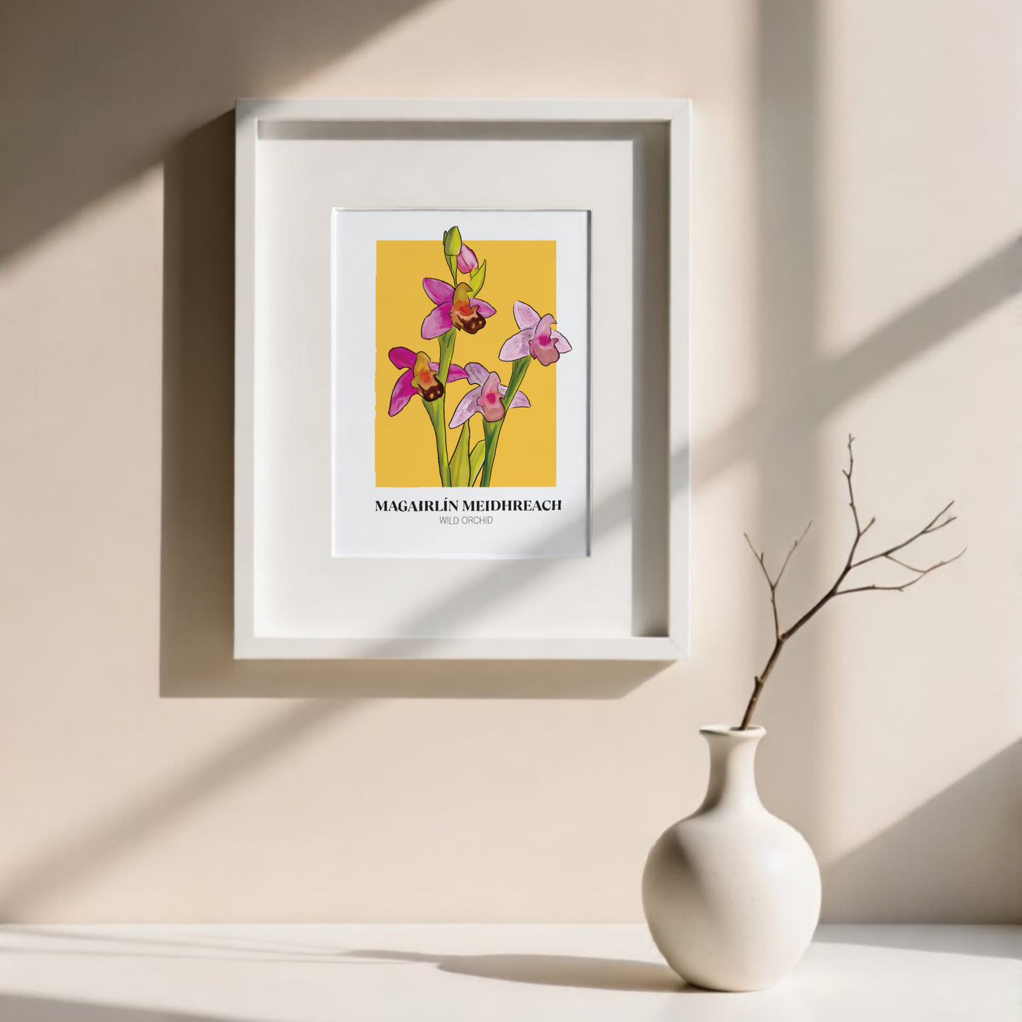 Floral Print 'Wild Orchid'