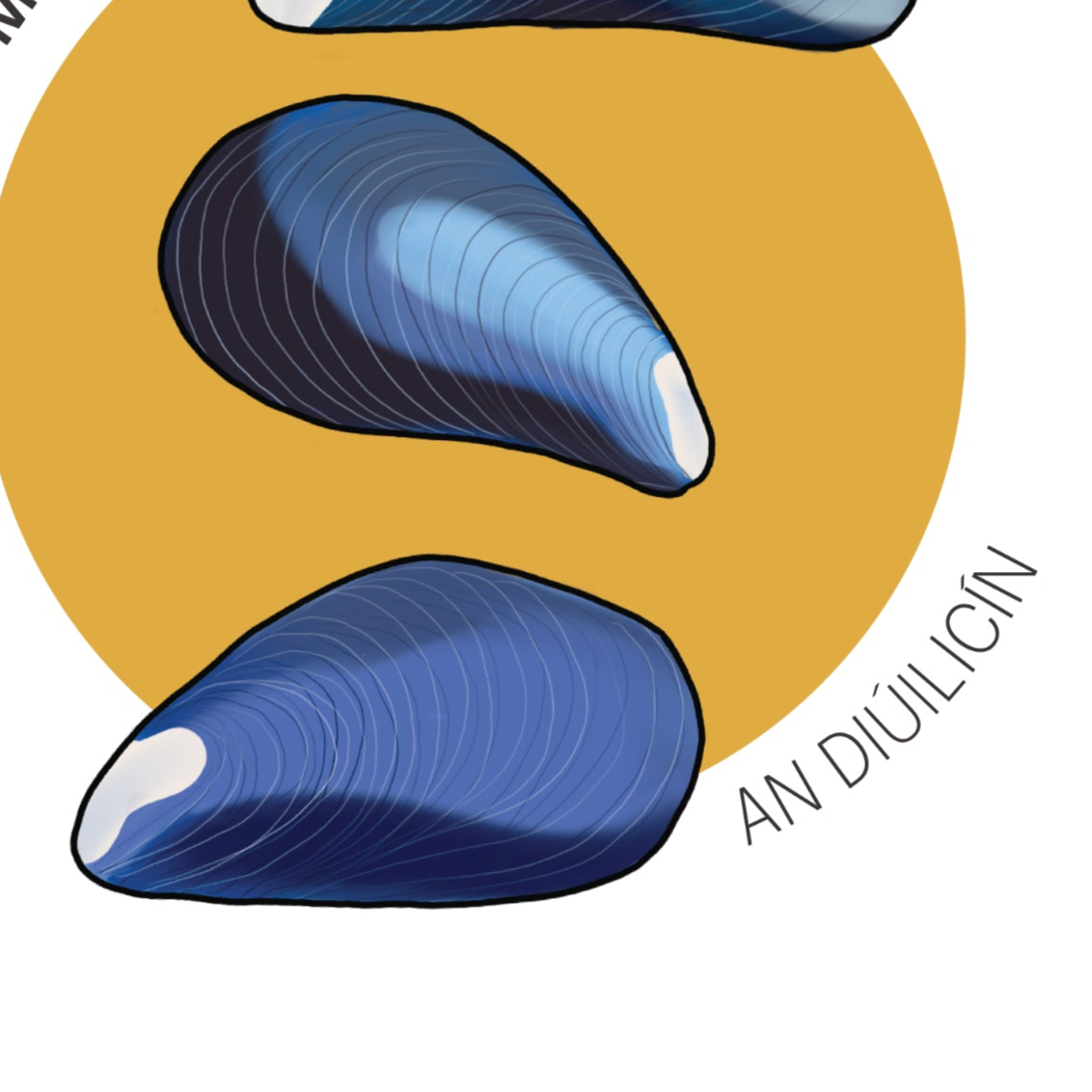 Greeting Card 'Blue Mussels'