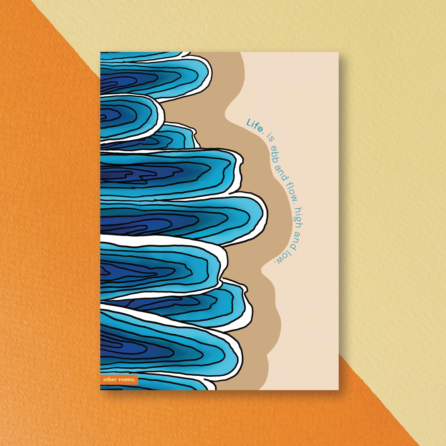 A5 Print 'Ebb & Flow'