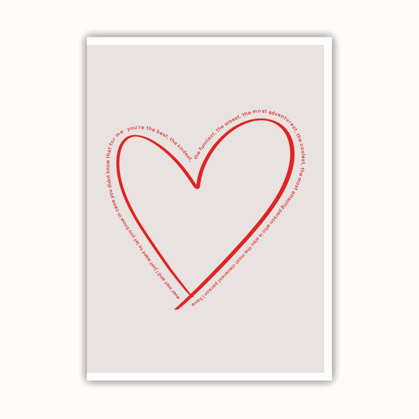 Valentine's: Words from the heart