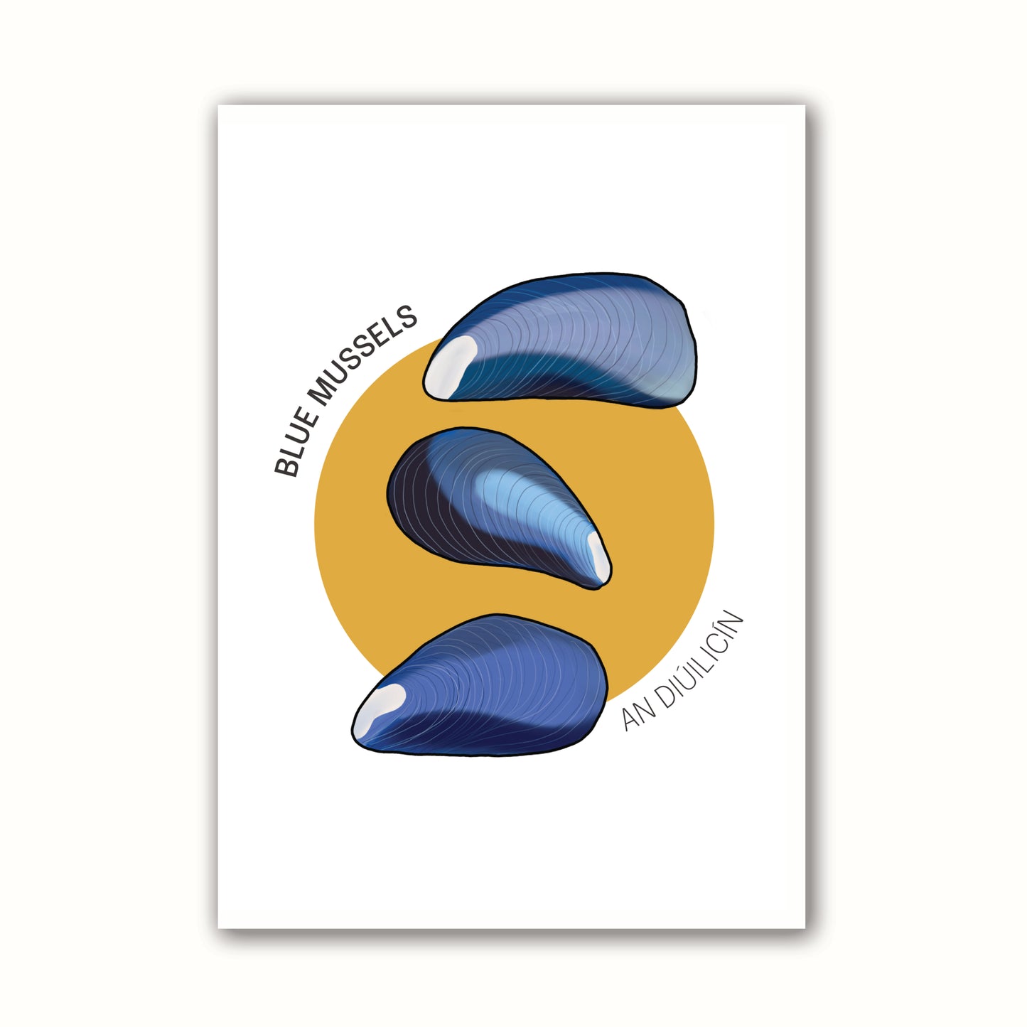 Greeting Card 'Blue Mussels'
