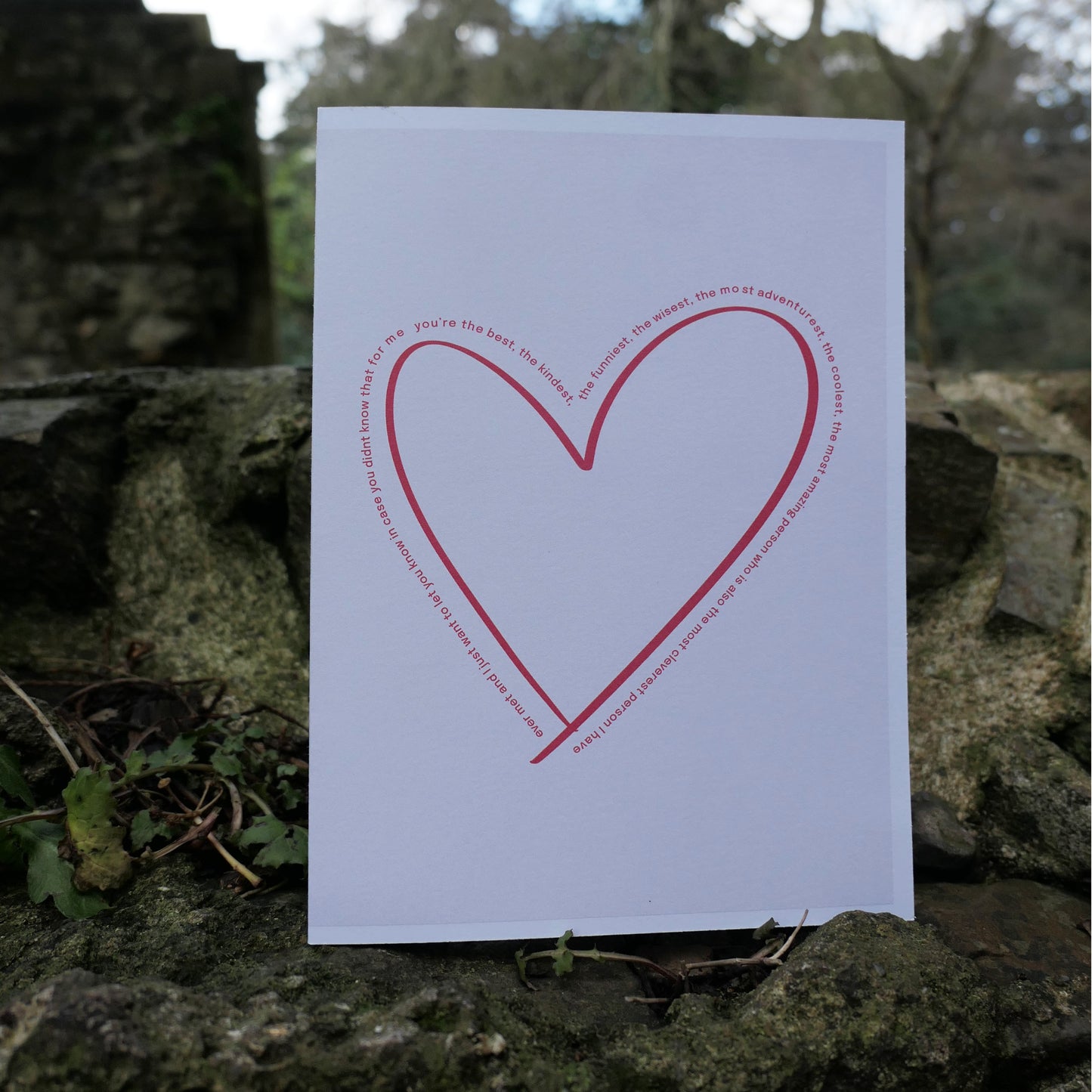 Valentine's: Words from the heart